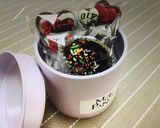 初心者でも簡単スティック付きチョコレート作り方10写真