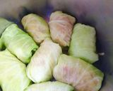 圧力鍋でじゅわほわロールキャベツ。作り方3写真