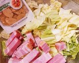 超簡単☆キャベツとベーコンのミルクスープ作り方1写真