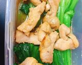 鶏肉と小松菜の南蛮漬け風作り方9写真