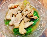 鶏肉と小松菜の南蛮漬け風作り方10写真