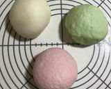 ひな祭りに☆ひし餅風食パン♪作り方1写真