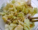 レンジで簡単！しょうが焼き☆ももキャベツ作り方3写真