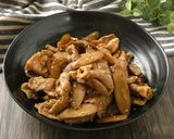 ごぼうと豚バラのごま酢炒め作り方5写真