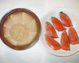 ミネラル鮭ゴマ味噌焼き♪簡単漢方食養生作り方1写真