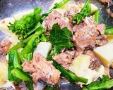 鯖缶【味噌】とじゃがいもと菜の花グラタン作り方5写真