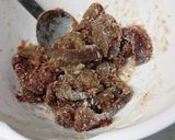 豚レバーとキャベツのステーキソース炒め。作り方1写真