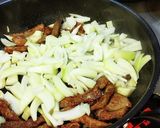 豚レバーとキャベツのステーキソース炒め。作り方6写真