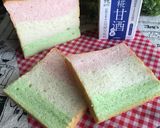 ひな祭りに☆ひし餅風食パン♪作り方7写真