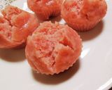 苺の米粉蒸しパン☆作り方8写真