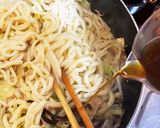 久世福商店のだしで、毎日食べれる焼うどん作り方3写真