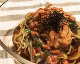 ◆柿うま太郎さんレシピ◆翡翠そば作り方1写真