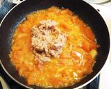 トマトとツナのさっぱりクリームパスタ作り方5写真