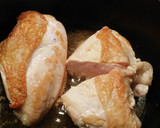 ストウブで簡単鶏むね肉の蒸し焼き作り方5写真