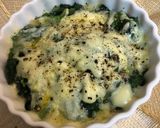 レンジで簡単☆ほうれん草のコンソメチーズ作り方5写真