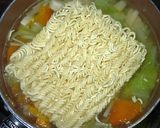 煮込み風野菜＆きのこたっぷり味噌ラーメン作り方4写真