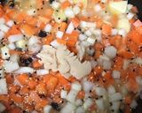 雑穀入り野菜の豆乳スープ作り方7写真