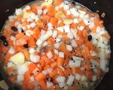 雑穀入り野菜の豆乳スープ作り方8写真