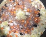 雑穀入り野菜の豆乳スープ作り方10写真