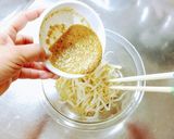 レンジ2分！胡麻香るもやしのからし和え作り方4写真