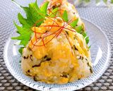 高菜チャーハン風おにぎり★お弁当にも作り方4写真
