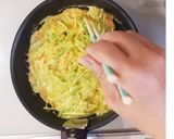 春キャベツで♪お好み焼き風卵焼き作り方7写真