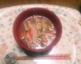 松山あげと大根と人参の味噌汁(^q^)☺作り方14写真