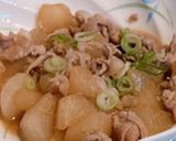 夕食にも☆豚こま切れと大根のべっこう煮作り方5写真