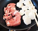豚コマ肉で唐揚げ風☆ボウル、なし☆作り方1写真