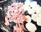 豚コマ肉で唐揚げ風☆ボウル、なし☆作り方2写真