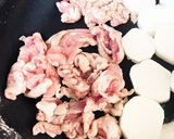 豚コマ肉で唐揚げ風☆ボウル、なし☆作り方3写真