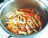 干しタケノコのきんぴら作り方3写真