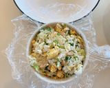 基本チャーハン(ツナ缶＋しらす+明太子)作り方12写真