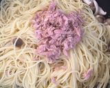 ごはんですよ！で☆ツナとキノコのパスタ作り方6写真