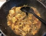 水切り不要！カレーめんつゆ豆腐もやし☆作り方5写真