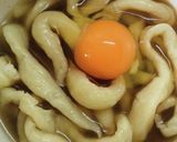 給料日前！お腹いっぱい月見うどん作り方3写真