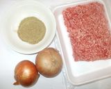 ミネラル煮干し粉ハンバーグ♪簡単作り方1写真