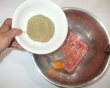 ミネラル煮干し粉ハンバーグ♪簡単作り方4写真