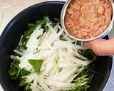 大根と水菜のツナマヨサラダ作り方3写真