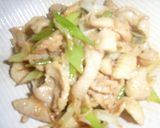 簡単☆長ネギと鳥皮の炒め物作り方7写真