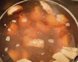 胡麻団子入りサツマイモと生姜のスープ作り方10写真