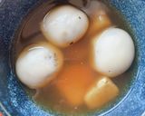 胡麻団子入りサツマイモと生姜のスープ作り方11写真