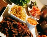 カフェごはん★カルビー焼肉★サンチュ巻き作り方9写真