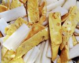 まろやかポン酢☆薄焼き卵の山芋短冊作り方4写真