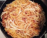 絶品☆もやしと挽き肉のオイスター焼きそば作り方8写真