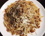 絶品☆もやしと挽き肉のオイスター焼きそば作り方9写真