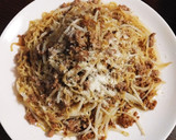 絶品☆もやしと挽き肉のオイスター焼きそば作り方9写真