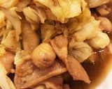 もつ煮込みならぬ！鶏皮煮込み〜♪作り方4写真