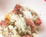 豚ひき肉のモッツァレラフライボール作り方1写真