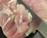 鶏肉の菜の花肉巻き作り方4写真